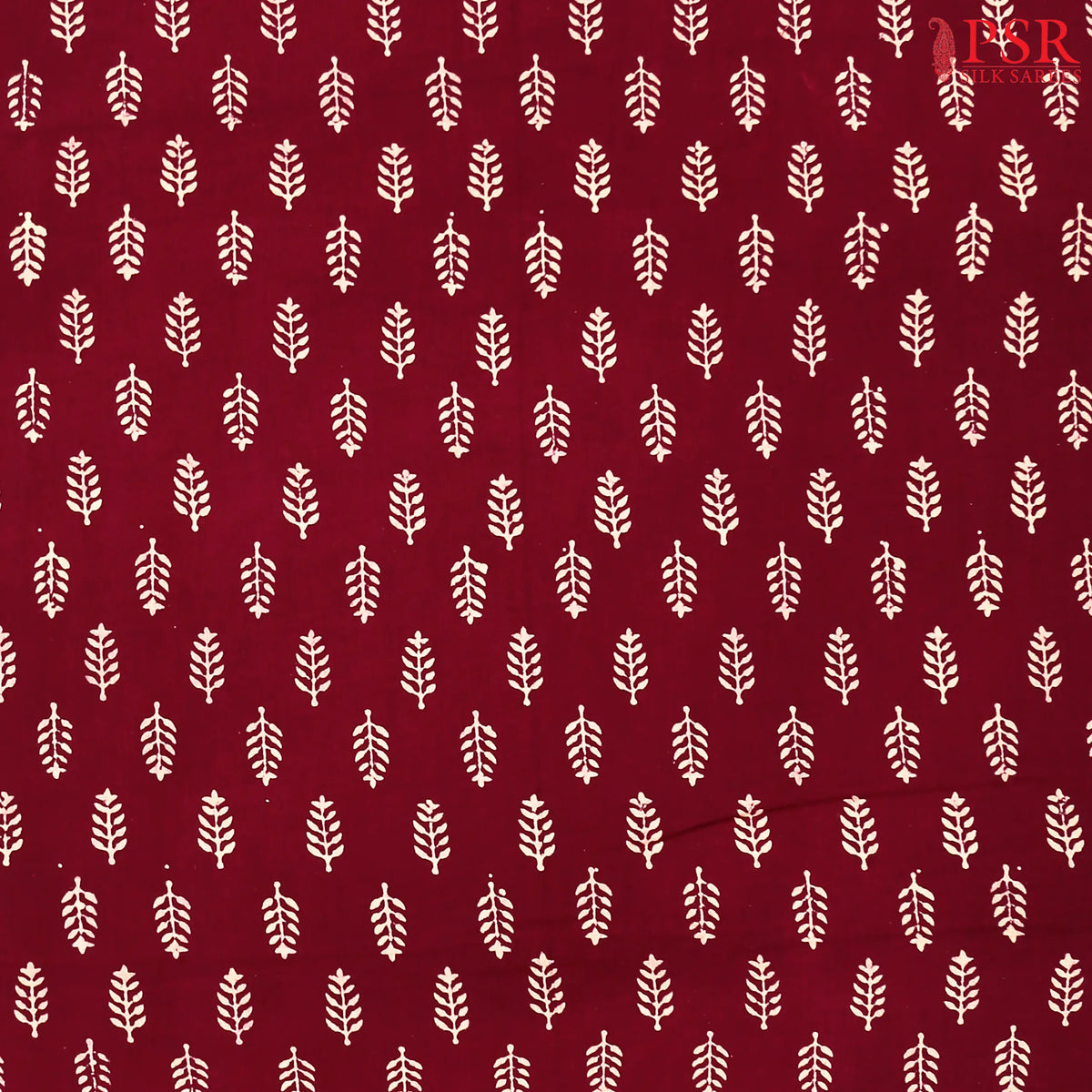 Wine Purple Cotton Print Running Material