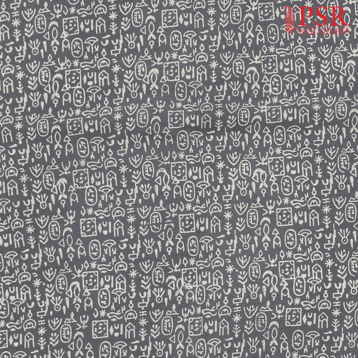 Grey Jaipur Cotton Print Running Material