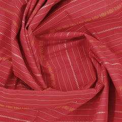 Red Kalakshetra Kovai Cotton Saree