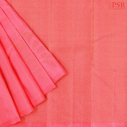 Punch Pink Kanchipuram Silk Saree