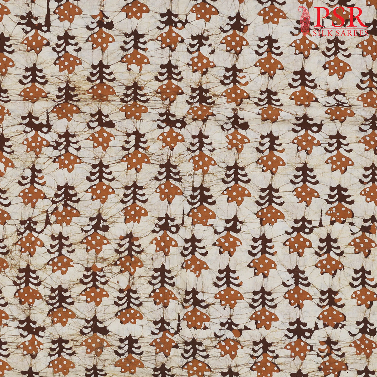 Brown Batik Print Running Material