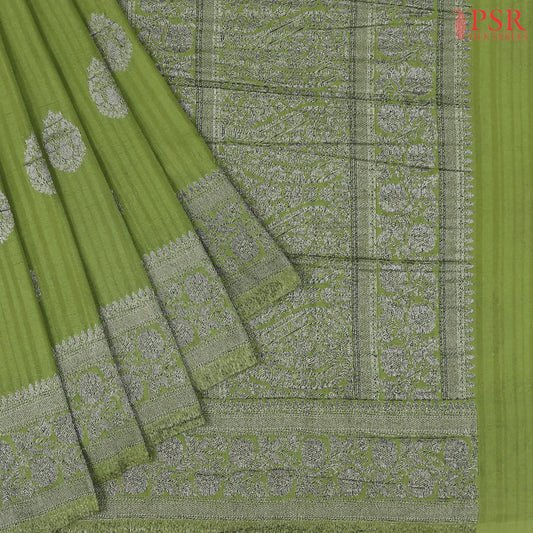 Pear Green Georgette Saree