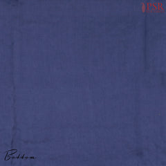 Dark Blue Tussar Silk Dress Material