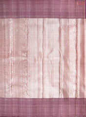 Copper Purple Kanchipuram Jacquard Silk Saree