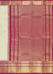 Elaichi Beige Kanchipuram Silk Saree