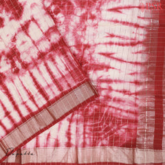 Red Assam Silk Dress Material
