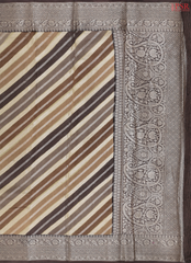Shades Of Tan Chanderi Silk Cotton Saree