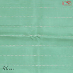 Mint Green Kanchipuram Silk Saree