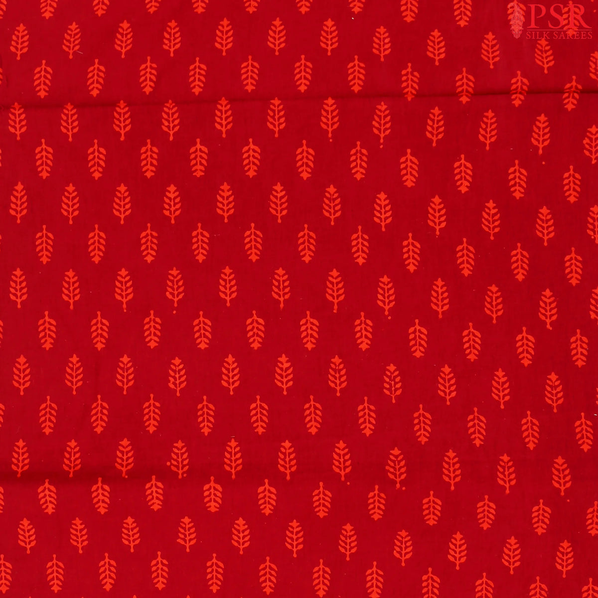 Burgundy Cotton Print Running Material