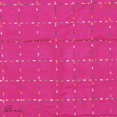 Violet Pochampally Silk Saree