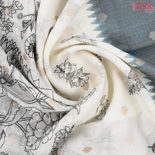 Off White Kota Saree