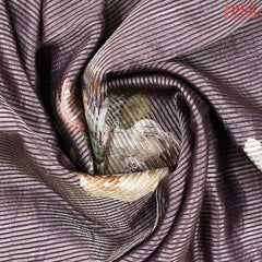 Chinese Violet Printed Tissue Saree
