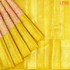 Persian Pink Kanchipuram Tissue Silk Saree