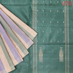 Tricolor Vazhainaar Silk Saree