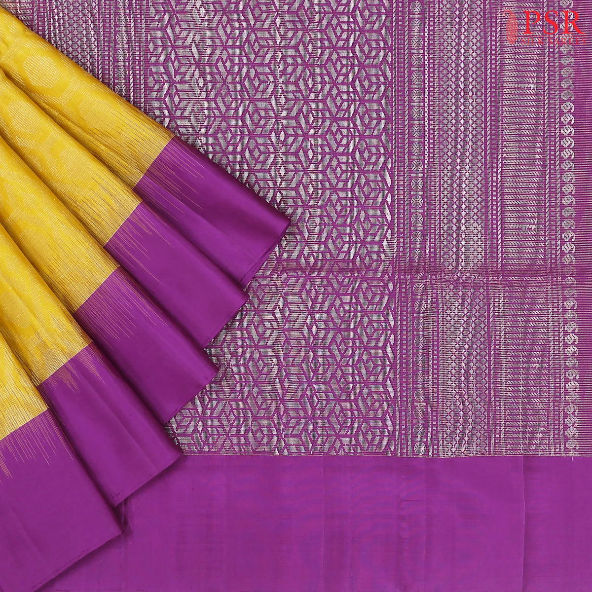 Yellow Soft Silk Saree