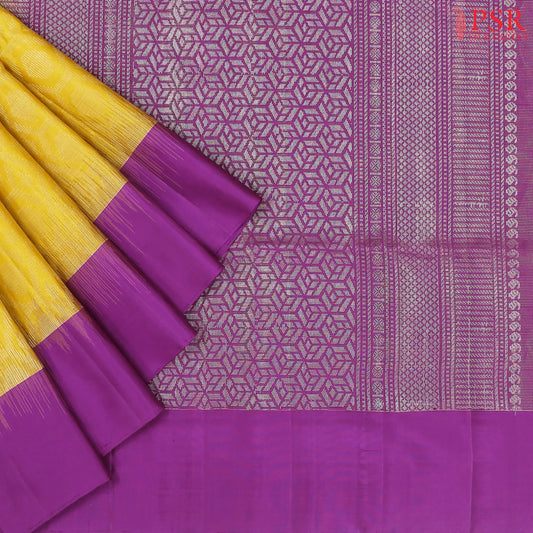 Yellow Soft Silk Saree