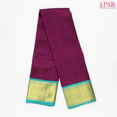 Jam Purple Kanchipuram Silk Saree