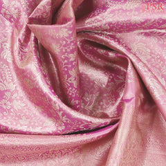 Persian Pink Kanchipuram Jacquard Tissue Silk Saree