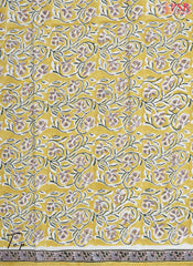 Jasmine Yellow Pure Cotton Dress Material