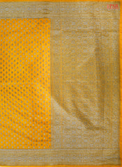 Amber Yellow Georgette Saree