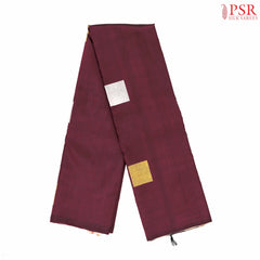Burgundy Kanchipuram Silk Saree
