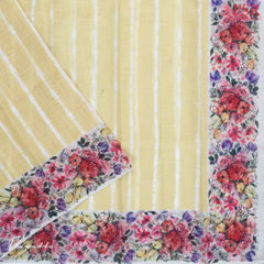 Naples Yellow Linen Dress Material