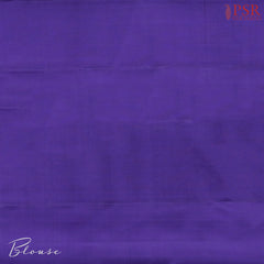 Deep Indigo Kanchipuram Silk Saree