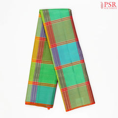 Multicolor Kanchipuram Silk Saree
