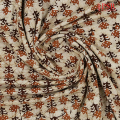 Brown Batik Print Running Material