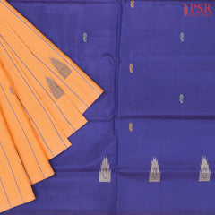 Cantaloupe Vazhainaar Silk Saree