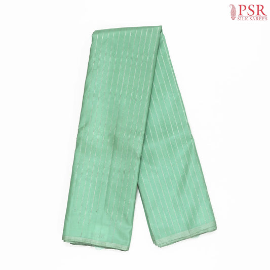 Mint Green Kanchipuram Silk Saree
