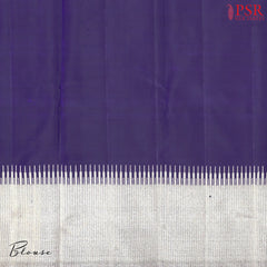 Spanish Violet Kanchipuram Silk Saree