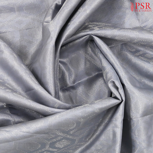 Light Cool Grey Khaki Soft Silk Saree