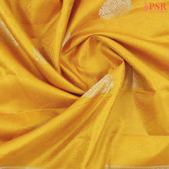 Yellow Kanchipuram Silk Saree