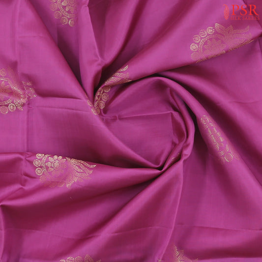 Dark Orchid Pink Soft Silk Mix Saree
