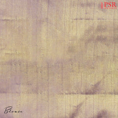 Golden Olive & Light Purple Kanchipuram Tissue Silk Saree