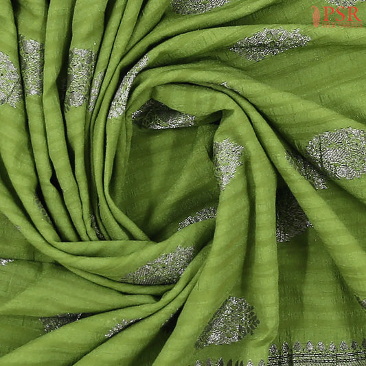 Pear Green Georgette Saree