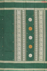 Dark Green Kalakshetra Kovai Cotton Saree