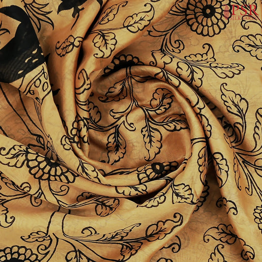 Dijon & Black Silk Cotton Saree