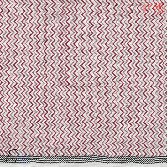 Alabaster White Cotton Dress Material