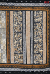 Tan & Grey Silk Cotton Saree