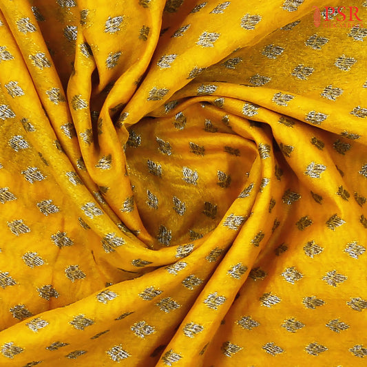 Amber Yellow Georgette Saree