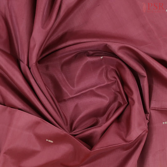 Caribbean Maroon Vazhainaar Silk Saree