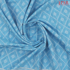 Light Blue Byloom Cotton Saree