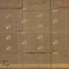 Chikoo & Rose Beige Soft Silk Dress Material