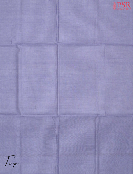 Lavender Mangalagiri Silk Cotton Dress Material