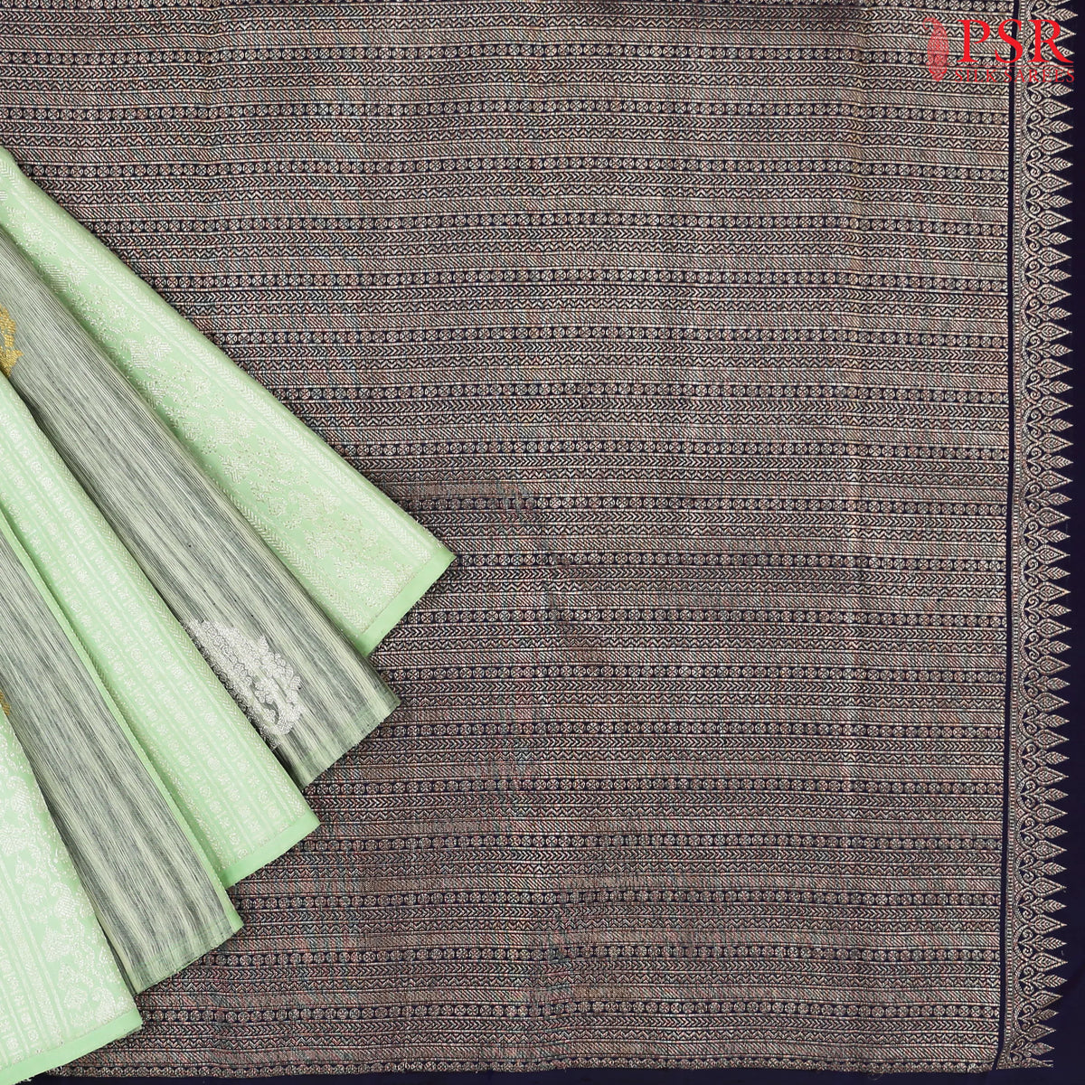 Light Green Kanchipuram Silk Saree