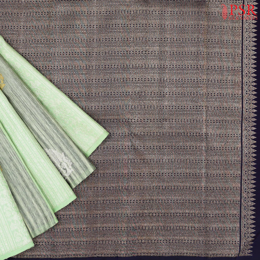 Light Green Kanchipuram Silk Saree