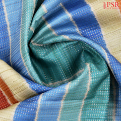 Multicolor Semi Tussar Saree