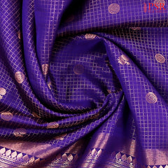 Persian Indigo Kanchipuram Silk Saree